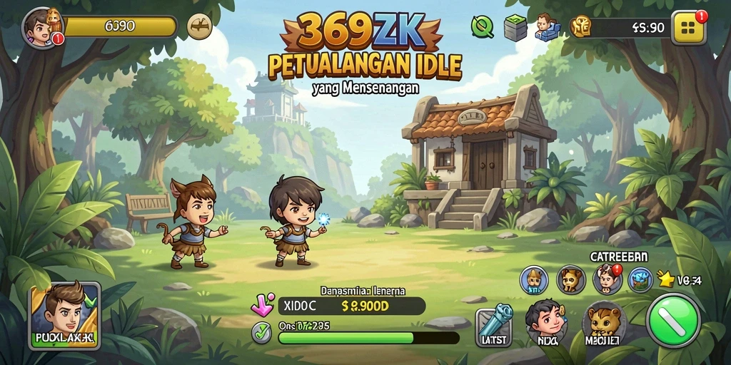 Screenshot utama 369ZK menampilkan gameplay Idle yang menarik.