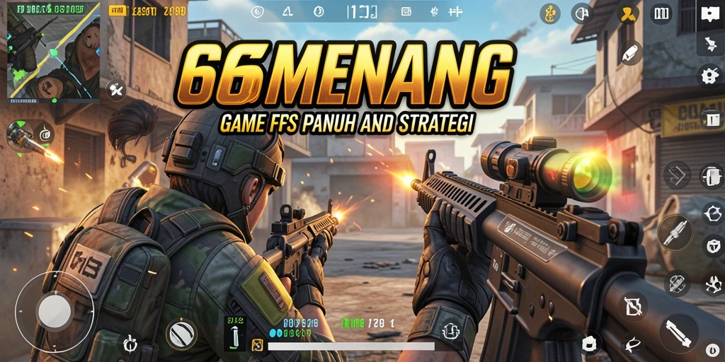 Screenshot gameplay menunjukkan aksi tembak-menembak yang seru.