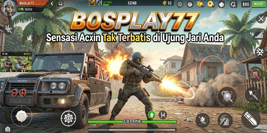 Tampilan mendebarkan dari gameplay aktif di BOSPLAY77.