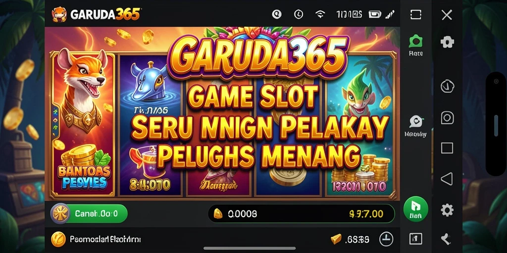 Tampilan gameplay Slot GARUDA365 yang mendebarkan dan menarik.