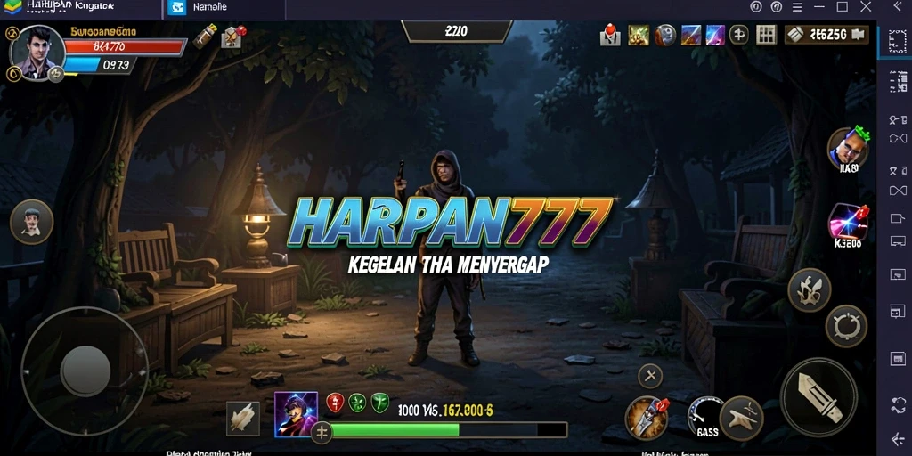 Gameplay seram HARAPAN777 yang penuh ketegangan.