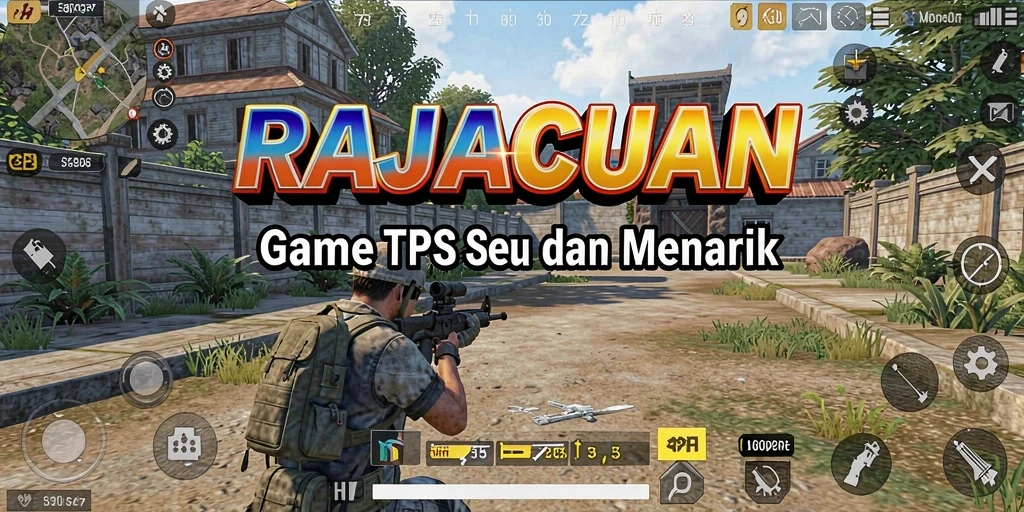 Tangkapan layar dari gameplay seru RAJACUAN yang penuh aksi.