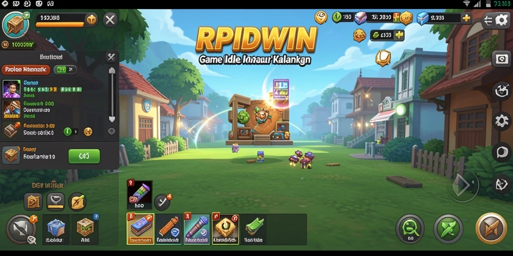 Tampilan gameplay RPIDWIN yang menarik dan penuh warna.