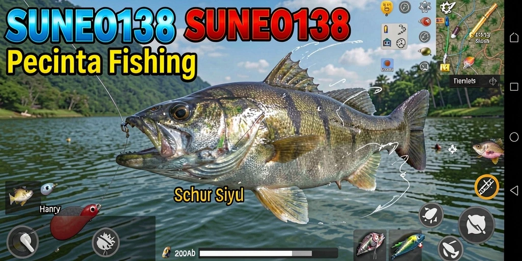 Screenshot utama SUNEO138 menampilkan gameplay Fishing yang mengasyikkan.